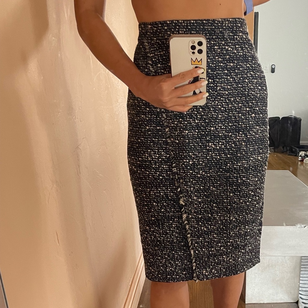 Nwt J Crew Boucle Pencil Skirt 00
